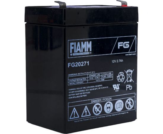 Аккумуляторная батарея 12В, 2.7 А*ч FIAMM FG20271 – изображение 3