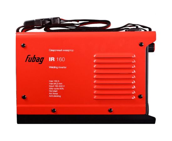 Сварочный инвертор FUBAG IR 160 (160а) + набор из 3 предметов: маска+краги сварщика+электроды 41326_vset – изображение 3
