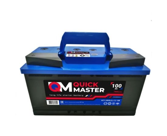 Аккумуляторная батарея Quick Master SP 6СТ-100 (L)-(1) 780А, 353x175x190 4657771813252 – изображение 3