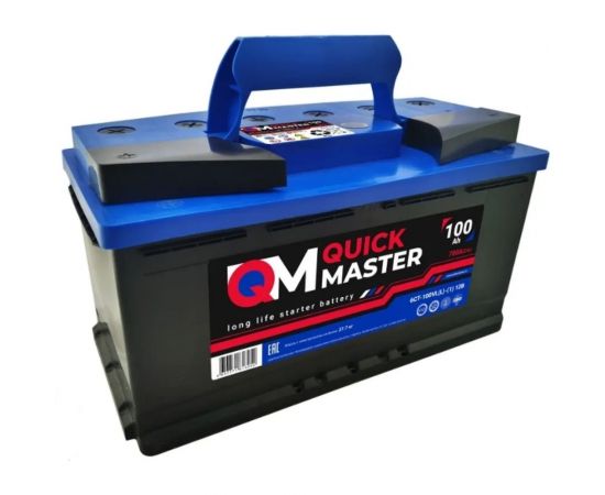 Аккумуляторная батарея Quick Master SP 6СТ-100 (L)-(1) 780А, 353x175x190 4657771813252 – изображение 4