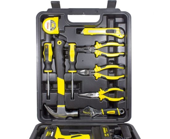 Набор инструмента WMC TOOLS 57 предметов, с аккумуляторным шуруповертом WMC-1057 – изображение 4