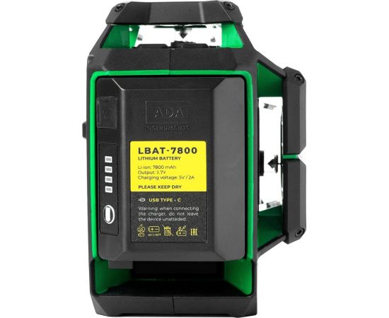 Лазерный уровень ADA LaserTANK 3-360 green basic edition А00633 – изображение 4