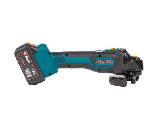 Шлифовальная угловая аккумуляторная машина BORT BWS-18Li-125 93722340 – изображение 5