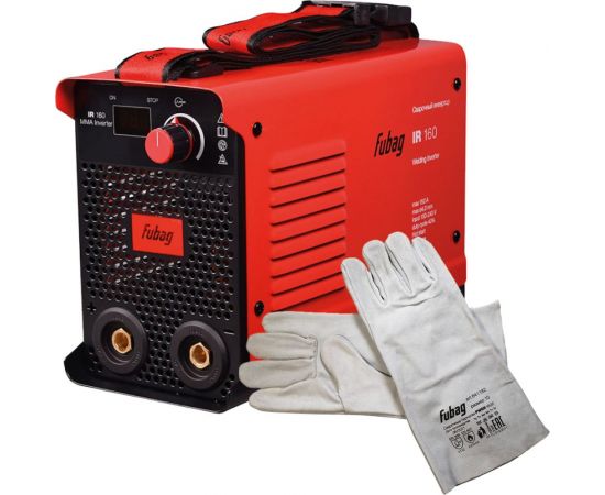 Сварочный инвертор FUBAG IR 160 (160а) + набор из 3 предметов: маска+краги сварщика+электроды 41326_vset – изображение 9