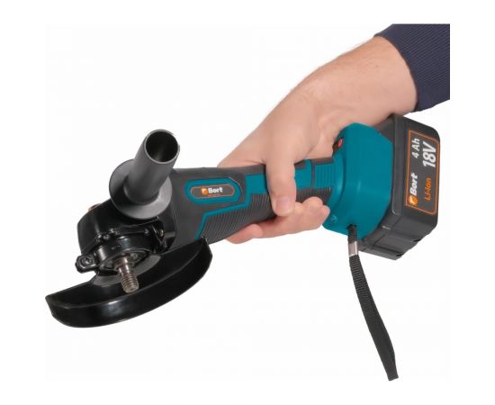 Шлифовальная угловая аккумуляторная машина BORT BWS-18Li-125 93722340 – изображение 10