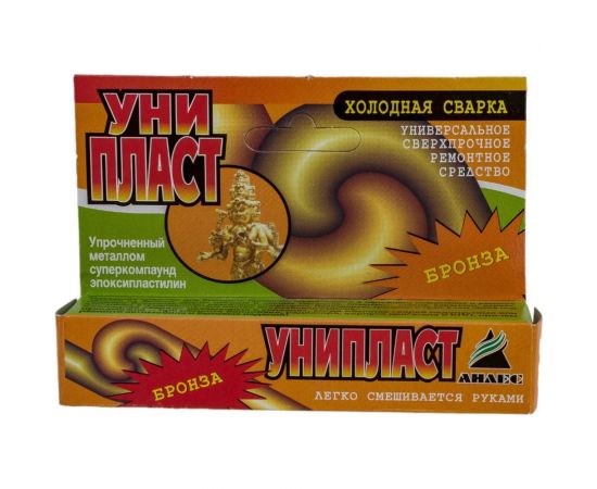 Герметик холодная сварка Анлес Унипласт-бронза, 20 г 70805 