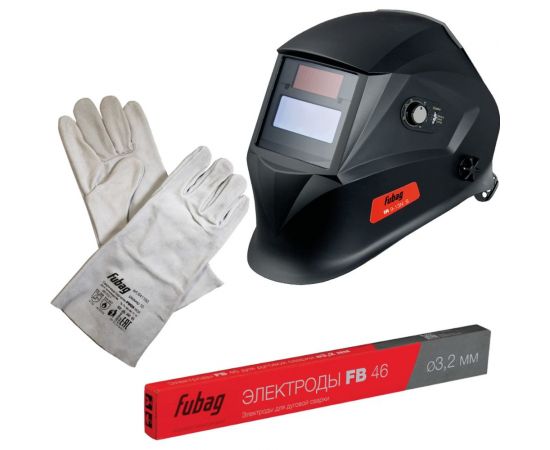 Сварочный инвертор FUBAG IR 200 (200а) + набор из 3 предметов: маска+краги сварщика+электроды 41329_vset – изображение 11