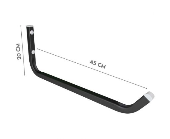 Настенный крюк Delta-Park HW-45, 2 штуки, черный 5006001HW_454 – изображение 2