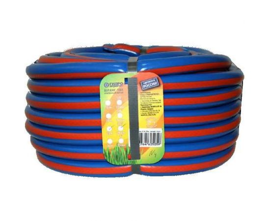 Поливочный шланг РемоКолор Сапфир ПВХ армированный, 3-х слойный, синий, фитинг, 1.85 мм, 3/4"", 20 м 66-3-320 – изображение 2