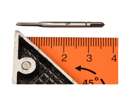 Набор метчиков из 2-х шт. M 2 шаг 0.4 мм Bucovice Tools 110020 – изображение 2