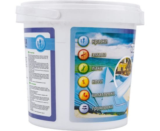 Резиновая краска НОВБЫТХИМ белая база А 1,1 кг 1694 – изображение 2