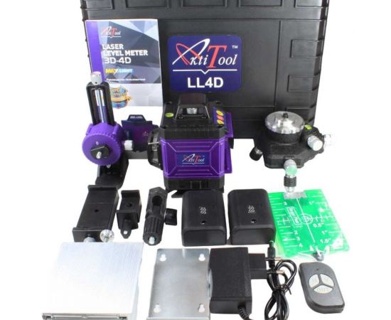 Лазерный уровень AktiTool LL4D (16 линий) 103300 – изображение 2