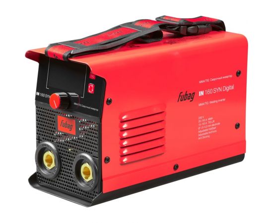 Сварочный инвертор FUBAG с цифровым управлением и синергетикой IN 160 syn digital (200а) + набор из 3 предметов: маска+краги сварщика+электроды 41392_vset – изображение 2