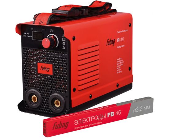 Сварочный инвертор FUBAG IR 200 (200а) + набор из 3 предметов: маска+краги сварщика+электроды 41329_vset – изображение 8