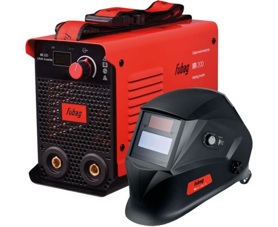 Сварочный инвертор FUBAG IR 200 (200а) + набор из 3 предметов: маска+краги сварщика+электроды 41329_vset – изображение 9