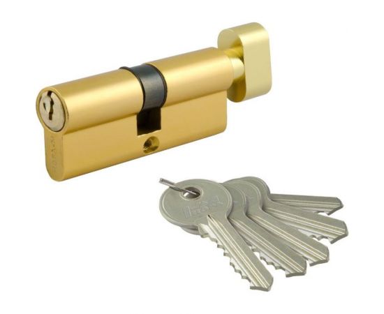 Цилиндровый механизм НОРА-М STD AL ЛВ-70 35-35 золото 15413 