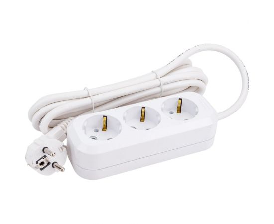 Удлинитель UNIVersal е-303а пвс 3/1,5 3гн. с заземлением, длина 3м (еврослот) 1722 