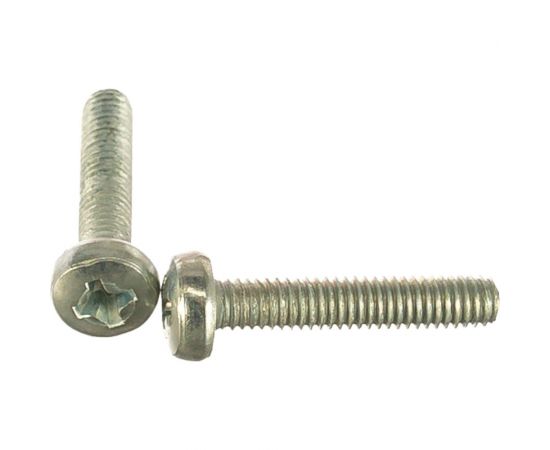 Оцинкованный винт с полукруглой головкой Стройбат DIN 7985 М4x20 мм 150 шт. 2631035 106101 