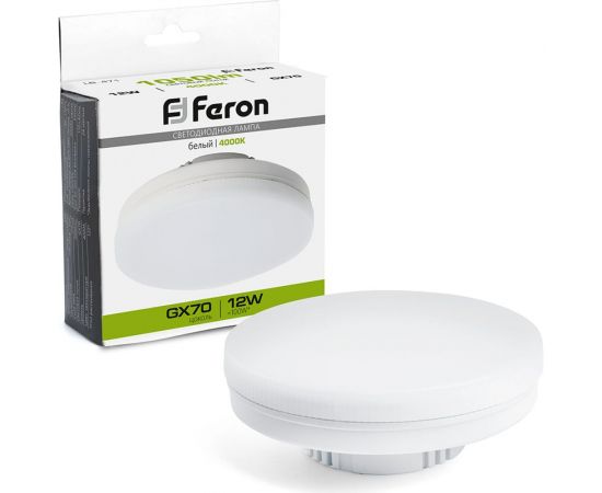 Светодиодная лампа FERON LB-471 GX70 12W 4000K, 48301 