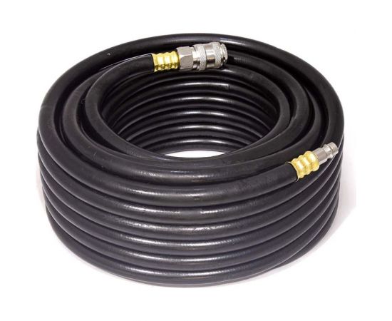 Шланг резиновый с быстроразъёмными соединениями 15x8 мм, 15 м PI TOOLS 7501 
