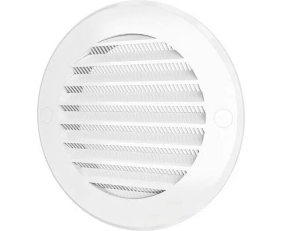 Решетка вентиляционная 15РКС круглая с пластиковой сеткой 200 мм вытяжная с фланцем 150 мм ERA 90-01992 