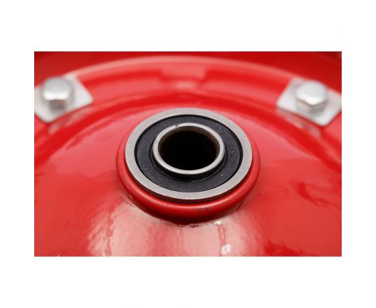 Колесо полиуретановое без камеры 13x3.00-8, 16/90 мм для тачки ENIFIELD 13X3.00-8 16/90мм – изображение 2