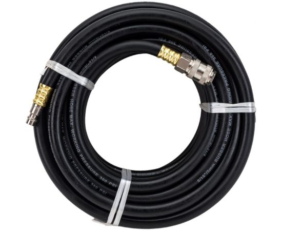 Шланг резиновый с быстроразъёмными соединениями 15x8 мм, 15 м PI TOOLS 7501 – изображение 2