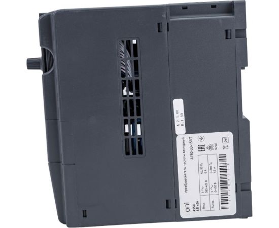 Преобразователь частоты ONI A150 380В 3ф 1.5кВт 5А встроенный торм. модуль A150-33-15NT – изображение 2