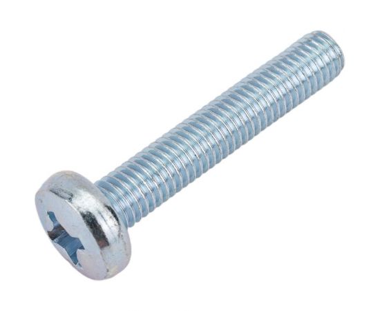 Винт ZAMETAL М8х45 полукруг. гол., DIN 7985, оц., 200 шт ZA513168 – изображение 2