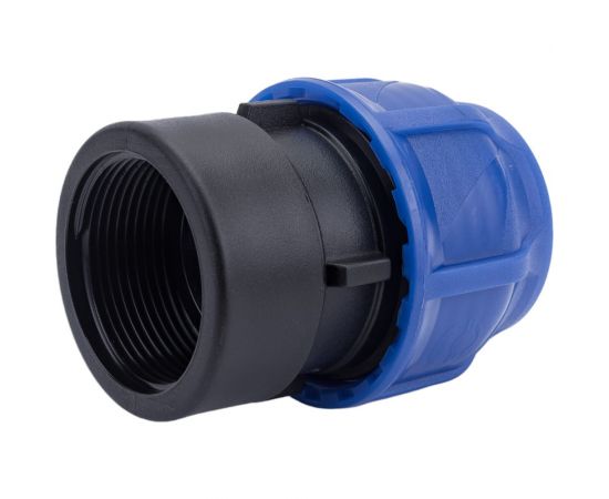 Компрессионная соединительная муфта VALFEX ПНД, с внутренней резьбой, 40x1 1/2"" 121001240112 – изображение 2