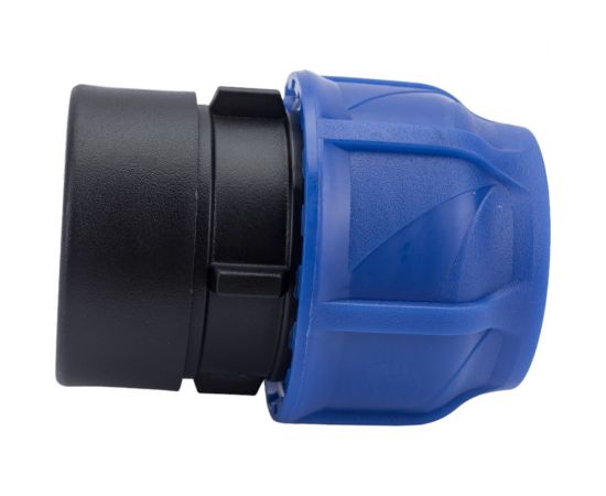 Компрессионная соединительная муфта VALFEX ПНД, с внутренней резьбой, 40x1 1/2"" 121001240112 – изображение 3