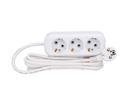 Удлинитель UNIVersal е-303а пвс 3/1,5 3гн. с заземлением, длина 3м (еврослот) 1722 – изображение 3