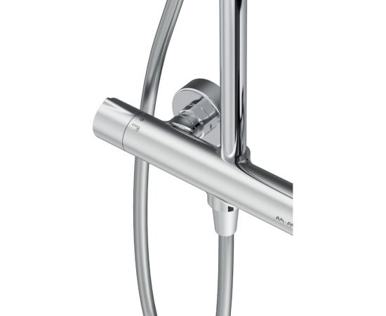 Душевая система, набор AM.PM Like: смеситель для душа, термостат, верхний душ d 250 мм F0780464 – изображение 3