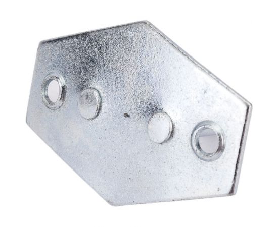 Ушко для щеколды VORMANN 45х31х1,25 мм, оцинкованное 00076 045 Z – изображение 3