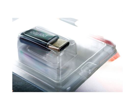 Адаптер Perfeo micro USB на Type-C, c OTG, чёрный 30010600 – изображение 3