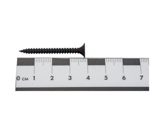 Усиленный черный саморез по дереву GSMETZ 3.5x41 мм, фосфатированный, 10 кг, 4545 шт., ph2 1013541 – изображение 4