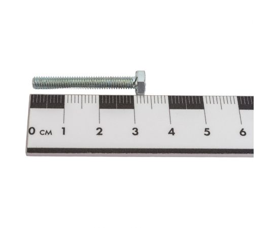 Болт ЦКИ DIN 933 М4x30 8.8 Ц SW7.0 100 шт. 49848 – изображение 4