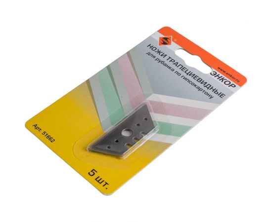 Ножи трапециевидные для рубанка (5 шт.) Энкор 51662 – изображение 4