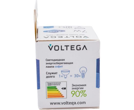 Светодиодная лампа VOLTEGA Софит GU5.3 4000К 7W 7059 – изображение 5
