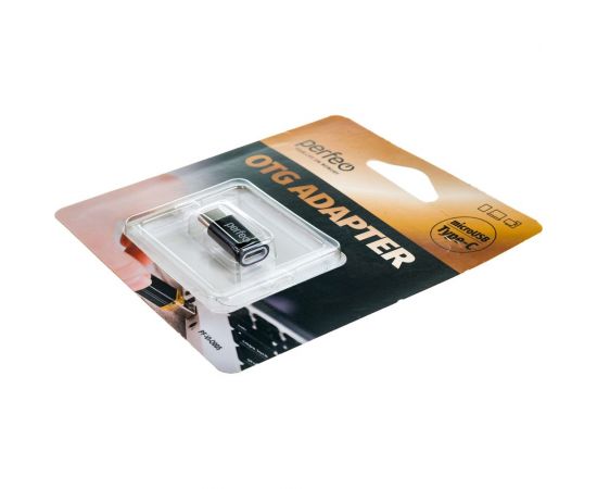 Адаптер Perfeo micro USB на Type-C, c OTG, чёрный 30010600 – изображение 5