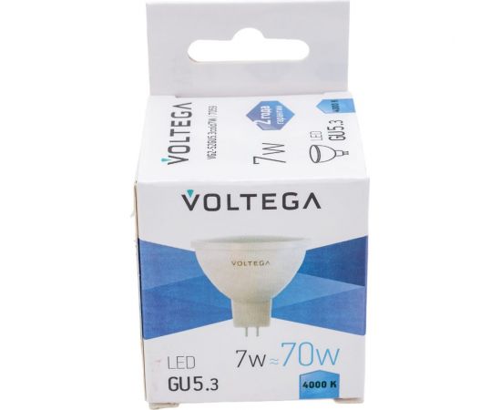 Светодиодная лампа VOLTEGA Софит GU5.3 4000К 7W 7059 – изображение 7