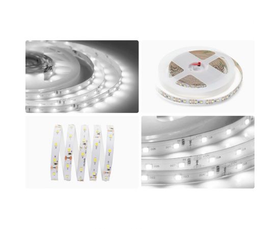 Светодиодная лента Apeyron 12В, 9,6Вт/м, smd2835, 60д/м,IP20, 900Лм, подложка 10мм, 3м, 4000К 220BL – изображение 9