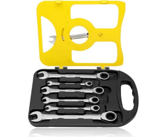 Набор трещоточных ключей GOODKING 7 предметов, в кейсе TK-1007 