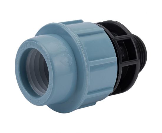 Муфта ПНД компрессионная с наружной резьбой (32 ммx1") AV Engineering AVE1063201 