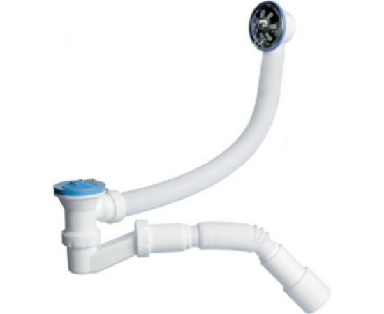 Сифон для ванны AV Engineering выпуск D70 перелив гибкая труба 40x40/50 AVE129730 