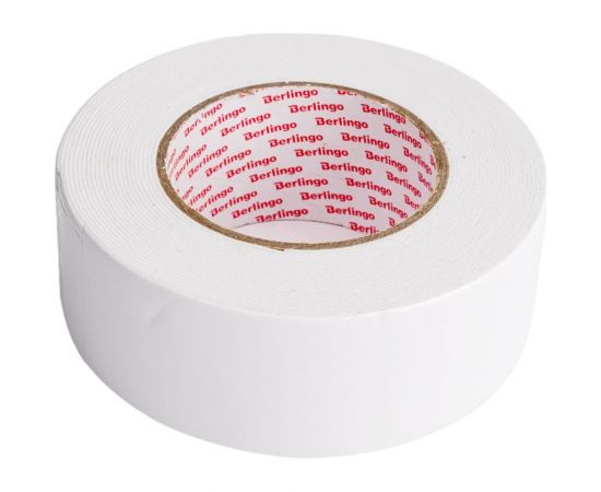 Двусторонняя клейкая лента на вспененной основе Berlingo 50 мм х 8 м, 1 мм FSn_508033 – изображение 2