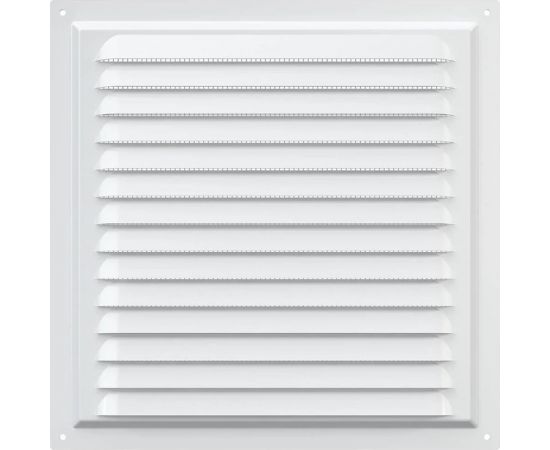 Решетка вентиляционная 2525МЭ вытяжная стальная с покрытием полимерной эмалью 250x250 мм ERA 233-005 – изображение 2