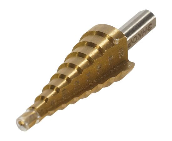 Сверло ступенчатое по металлу 4-20 мм, 9 ступеней, шаг 2 мм, высота ступени 5 мм Энкор 21641 – изображение 2