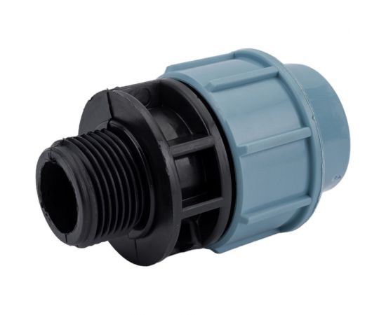 Муфта ПНД компрессионная с наружной резьбой (32 ммx1") AV Engineering AVE1063201 – изображение 2