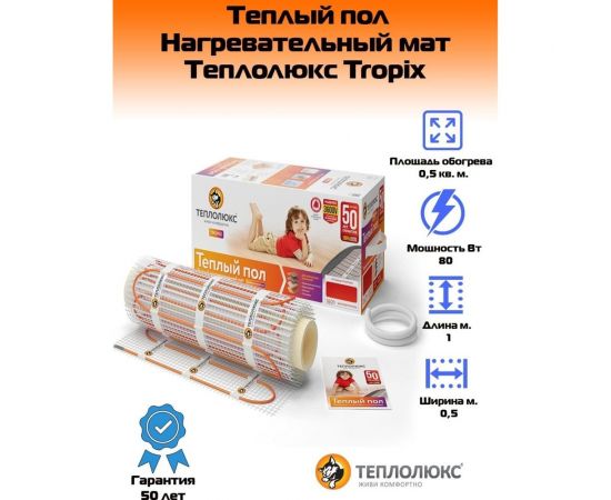 Комплект теплого пола Теплолюкс Tropix МНН 320-2,0 2206225 – изображение 2